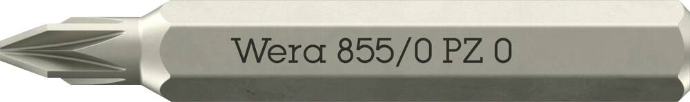 Wera 855 Micro 05058140001 Embout cruciforme PZ 0