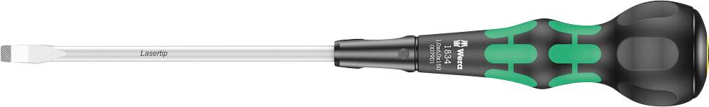 Wera 1834 Tournevis pour vis à fente Largeur de lame: 6 mm Longueur de la lame: 120 mm
