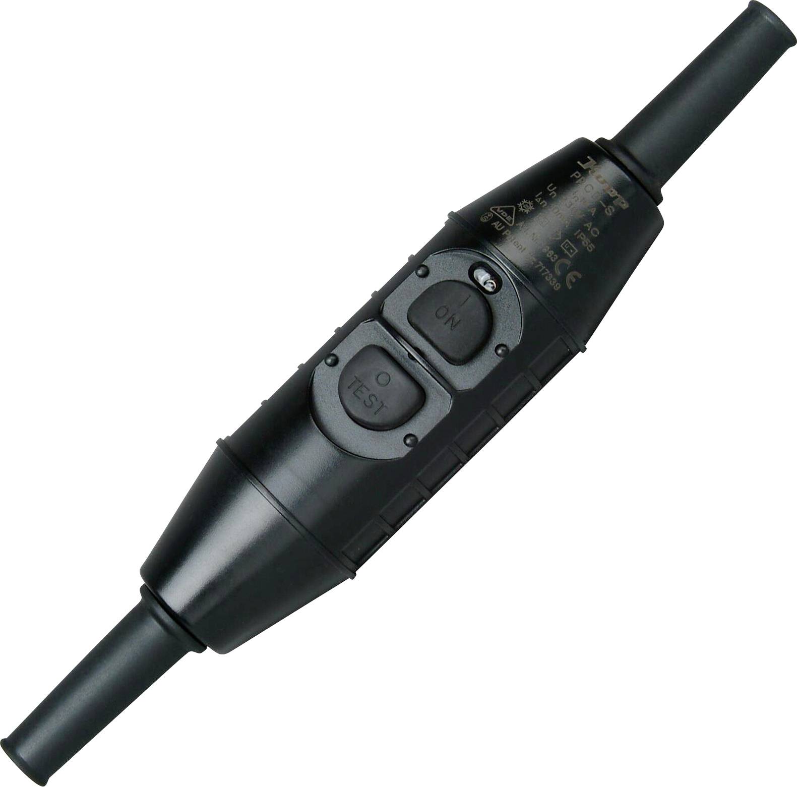 Kopp 196300018 Interrupteur intermédiaire - protection des personnes 230 V noir IP55