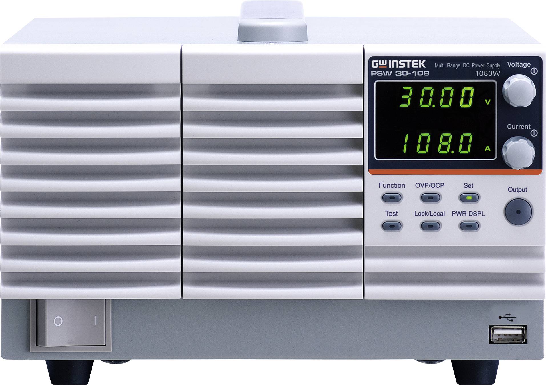 Alimentation de laboratoire réglable GW Instek PSW 30-108 programmierbares DC-Netztei 1080 W LAN, USB programmabl