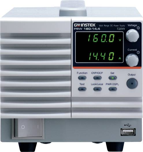 Alimentation de laboratoire réglable GW Instek PSW 160-14.4 Multi-Range-Schaltnetzteil 0 - 160 0 - 14.4 A 1080 W LAN