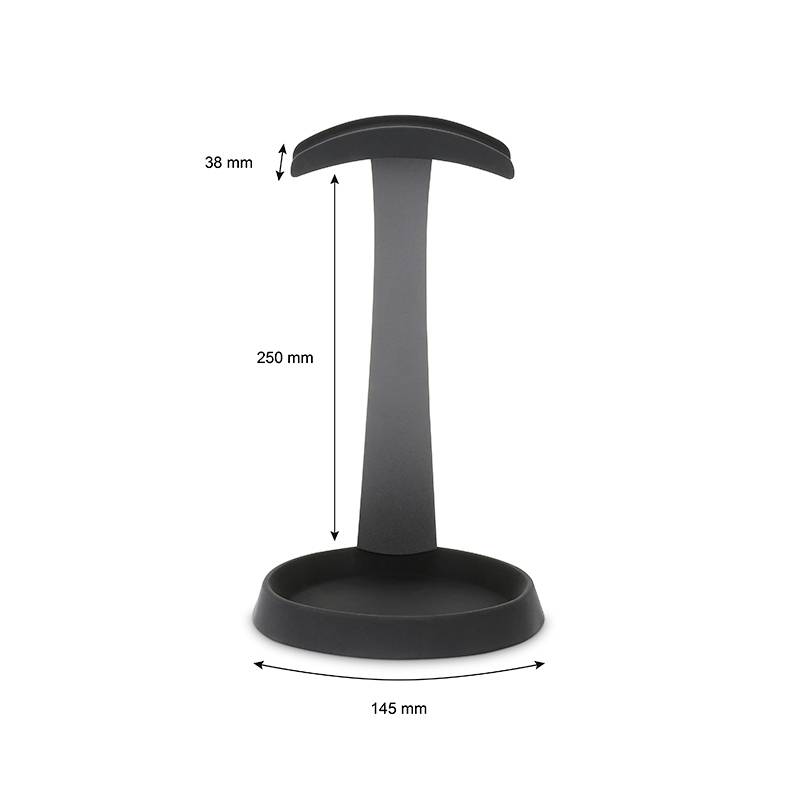 Dynavox Support pour casque noir