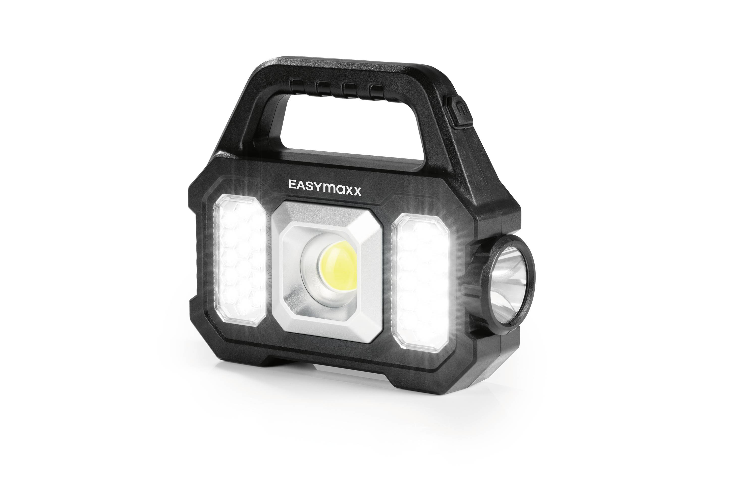 easymaxx 12899 LED, LED COB Lampe de travail à batterie, solaire