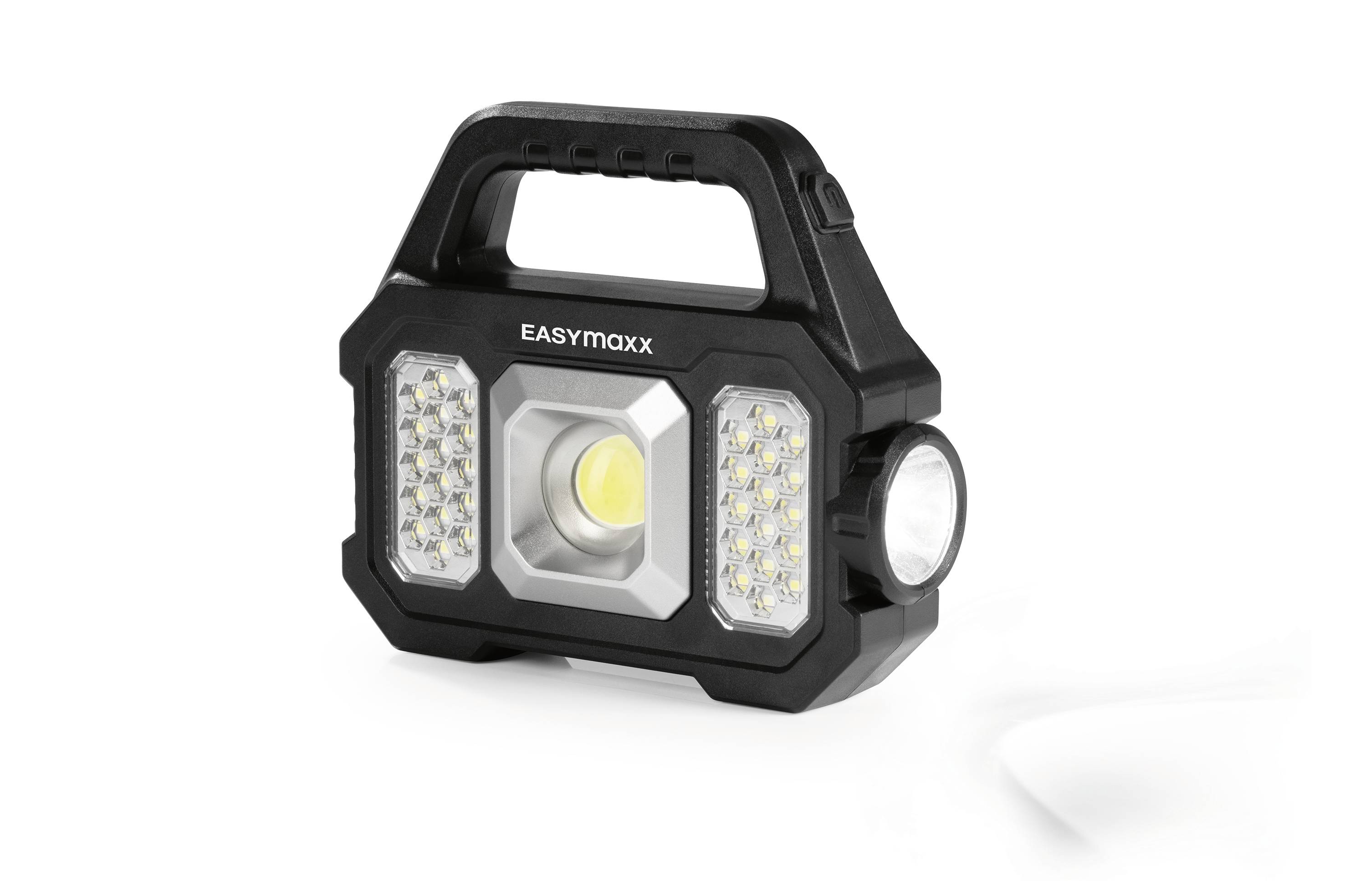 easymaxx 12899 LED, LED COB Lampe de travail à batterie, solaire