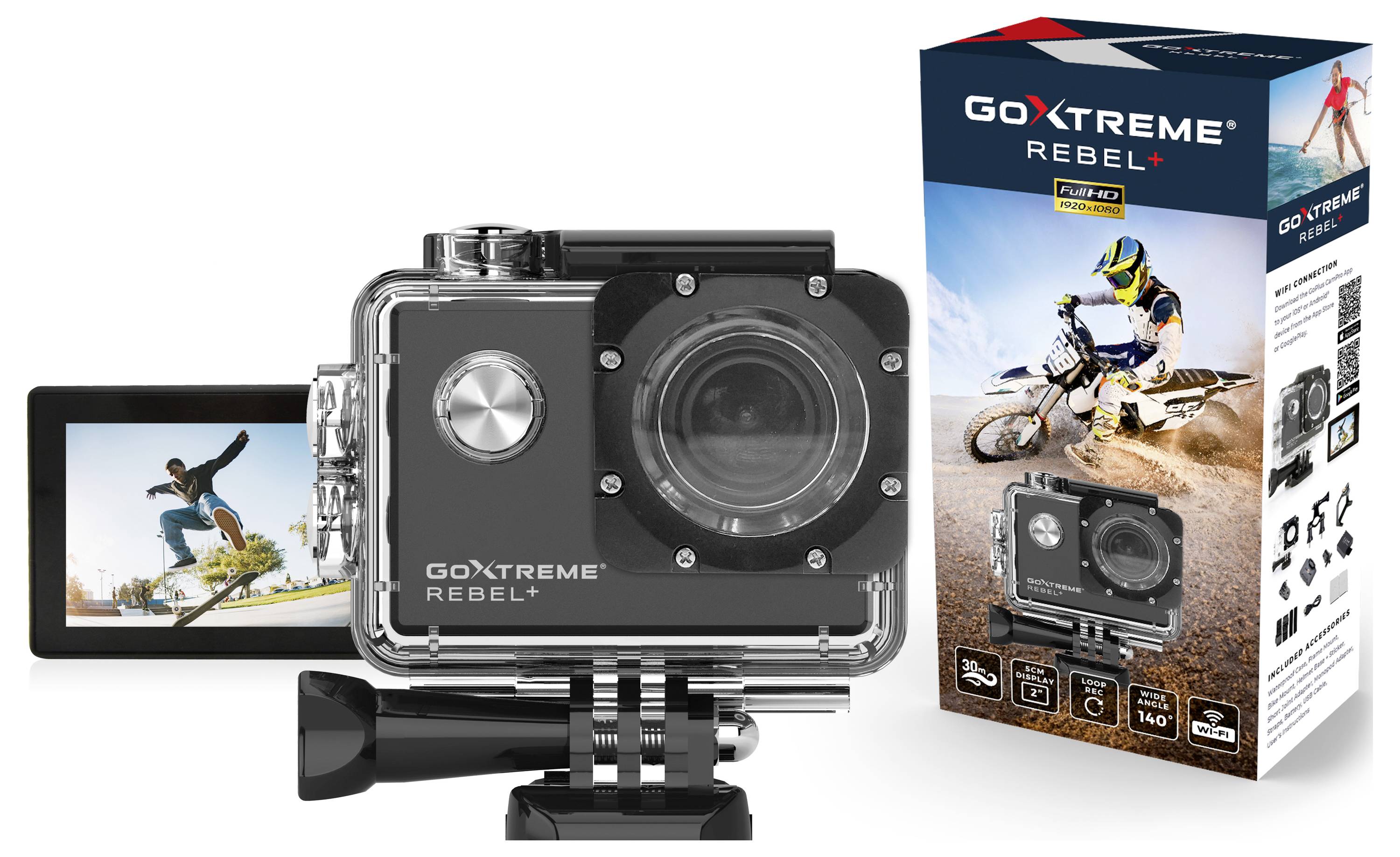 Easypix GoXtreme Rebel + Caméra sport Webcam, WiFi