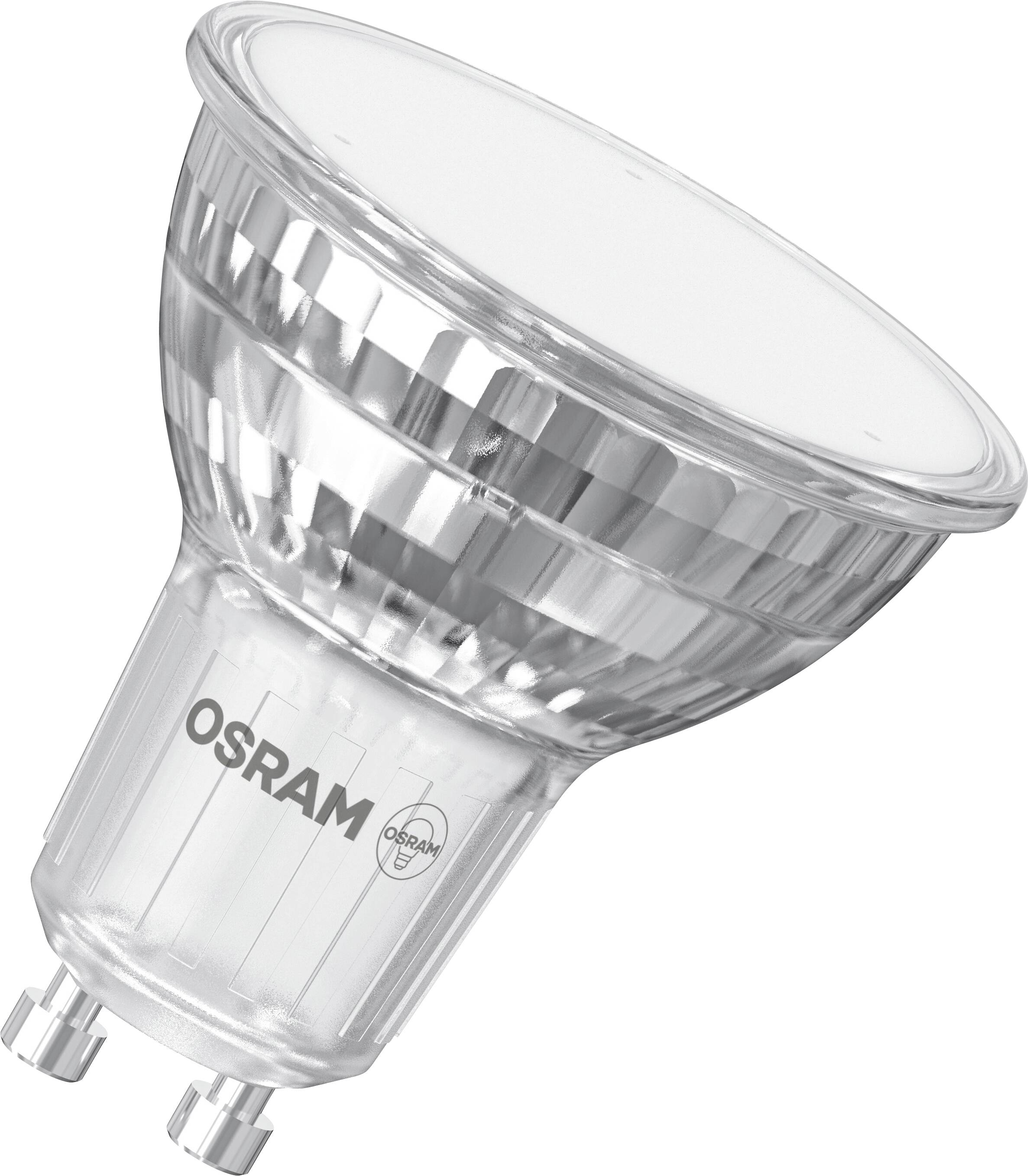 OSRAM HOMELIGHTING 4099854457425 Lampe à réflecteur LED CEE E (A - G) GU10 5.6 W blanc chaud (Ø x H) 50.00 mm x 50.00 mm 1 pc(s)