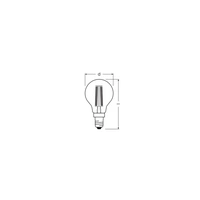 OSRAM HOMELIGHTING 4099854476648 LED CEE B (A - G) E14 2.5 W blanc chaud (Ø x H) 45.00 mm x 45.00 mm 1 pc(s) OSRAM HOMELIGHTING 4099854476648 LED CEE B (A - G) E14 2.5 W blanc chaud (Ø x H) 45.00 mm x 45.00 mm 1 pc(s)