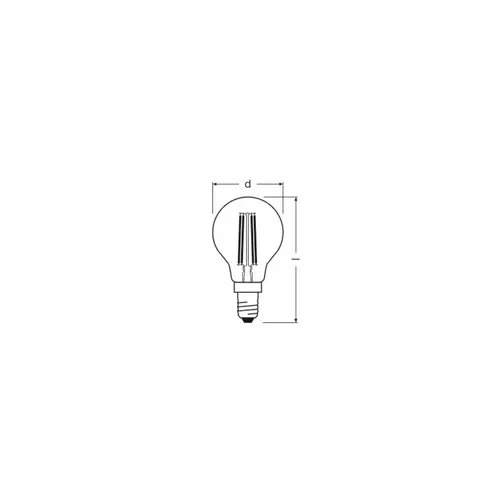OSRAM HOMELIGHTING 4099854476648 LED CEE B (A - G) E14 2.5 W blanc chaud (Ø x H) 45.00 mm x 45.00 mm 1 pc(s) OSRAM HOMELIGHTING 4099854476648 LED CEE B (A - G) E14 2.5 W blanc chaud (Ø x H) 45.00 mm x 45.00 mm 1 pc(s)