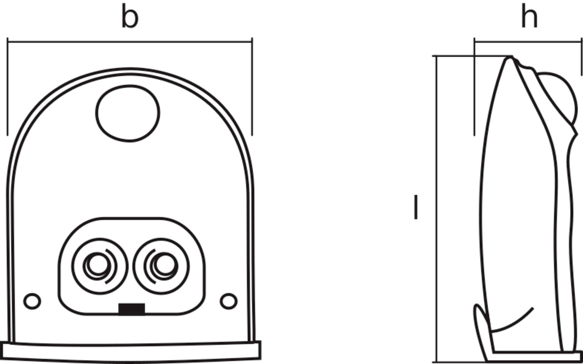 Veilleuse LED avec détecteur de mouvement OSRAM HOMELIGHTING DoorLED Down Sensor 4000K White 4099854531439