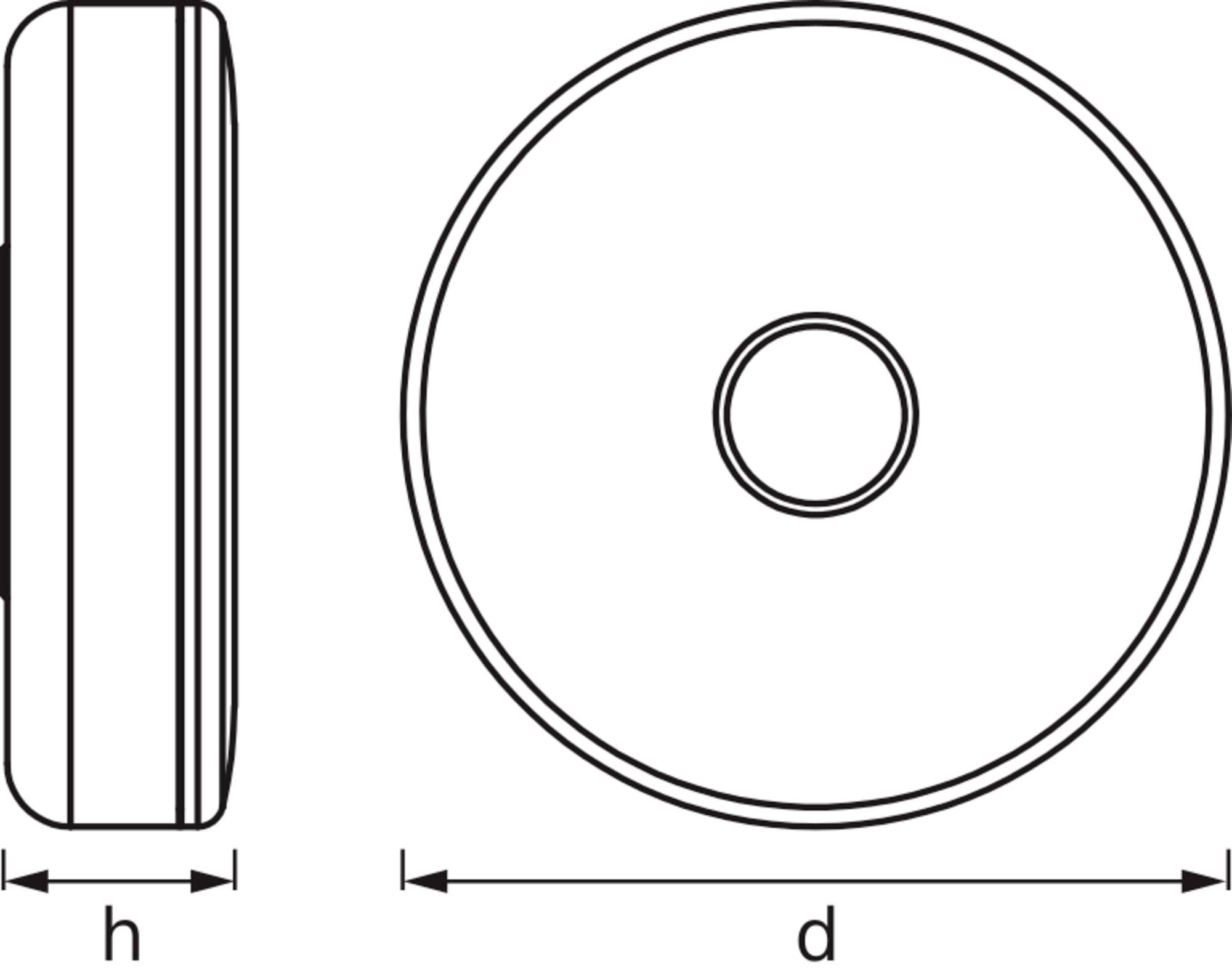 Veilleuse LED OSRAM HOMELIGHTING DOT-it Touch Slim White 4099854531590 blanc froid blanc