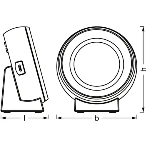 Veilleuse LED OSRAM HOMELIGHTING Nightlux Clock 0.3W 4099854530838 Veilleuse LED OSRAM HOMELIGHTING Nightlux Clock 0.3W 4099854530838