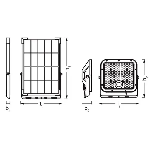 OSRAM HOMELIGHTING 4099854429439 Endura Flood Split Solar Sensor 30W 840 Remote control Projecteur de jardin solaire OSRAM HOMELIGHTING 4099854429439 Endura Flood Split Solar Sensor 30W 840 Remote control Projecteur de jardin solaire