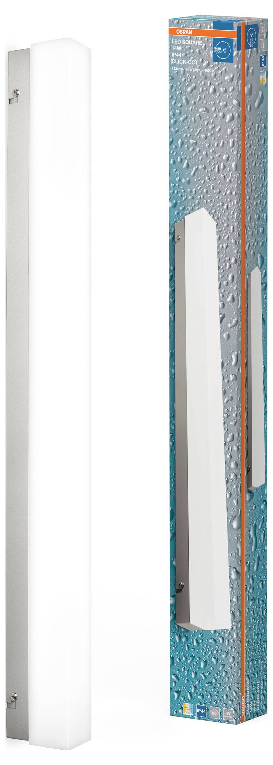 OSRAM HOMELIGHTING LED Square 14W IP44 Click-CCT 4099854445637 Applique LED extérieure