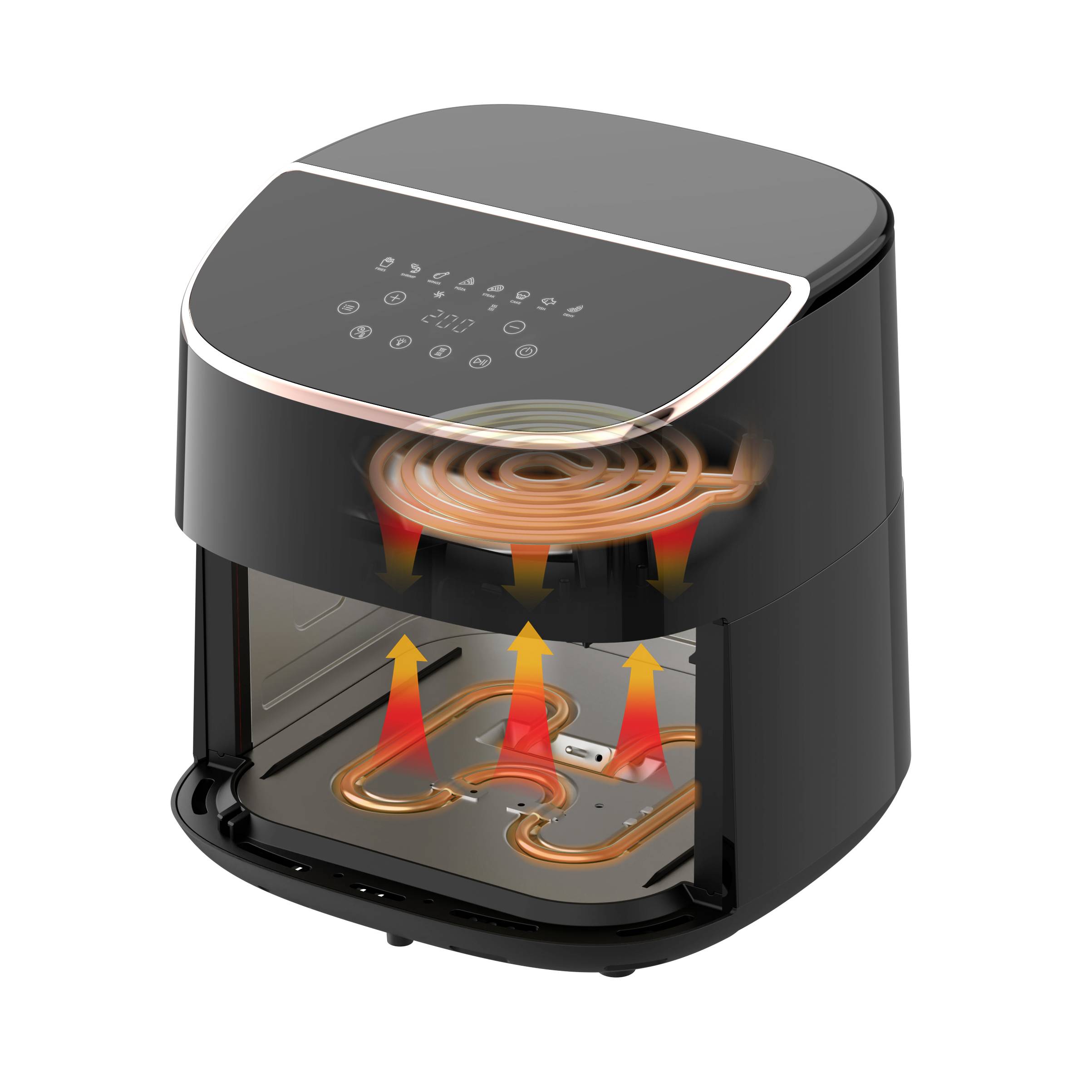Wilfa Dualfry Split AFD-80SPLIT Friteuse à air chaud 8 l 1600 W