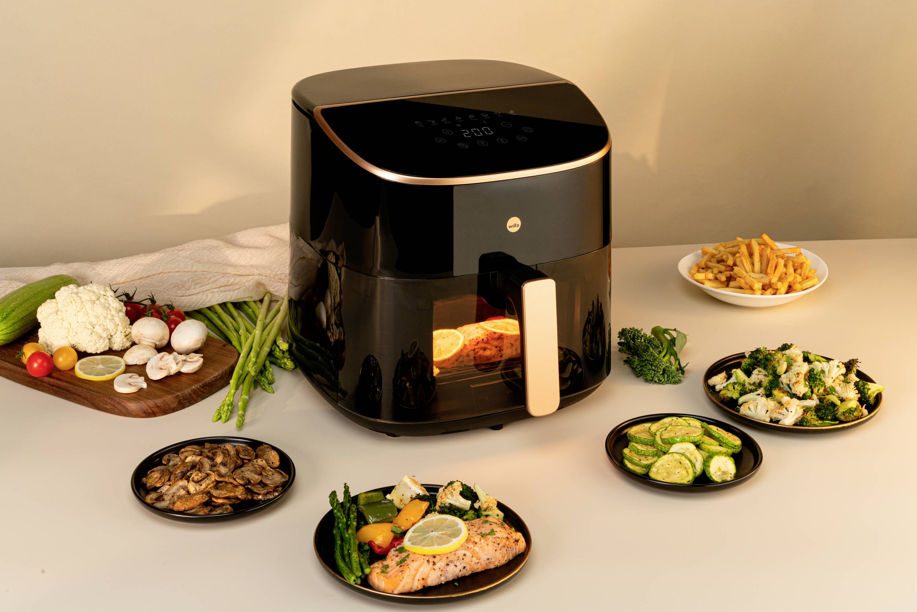 Wilfa Dualfry Split AFD-80SPLIT Friteuse à air chaud 8 l 1600 W