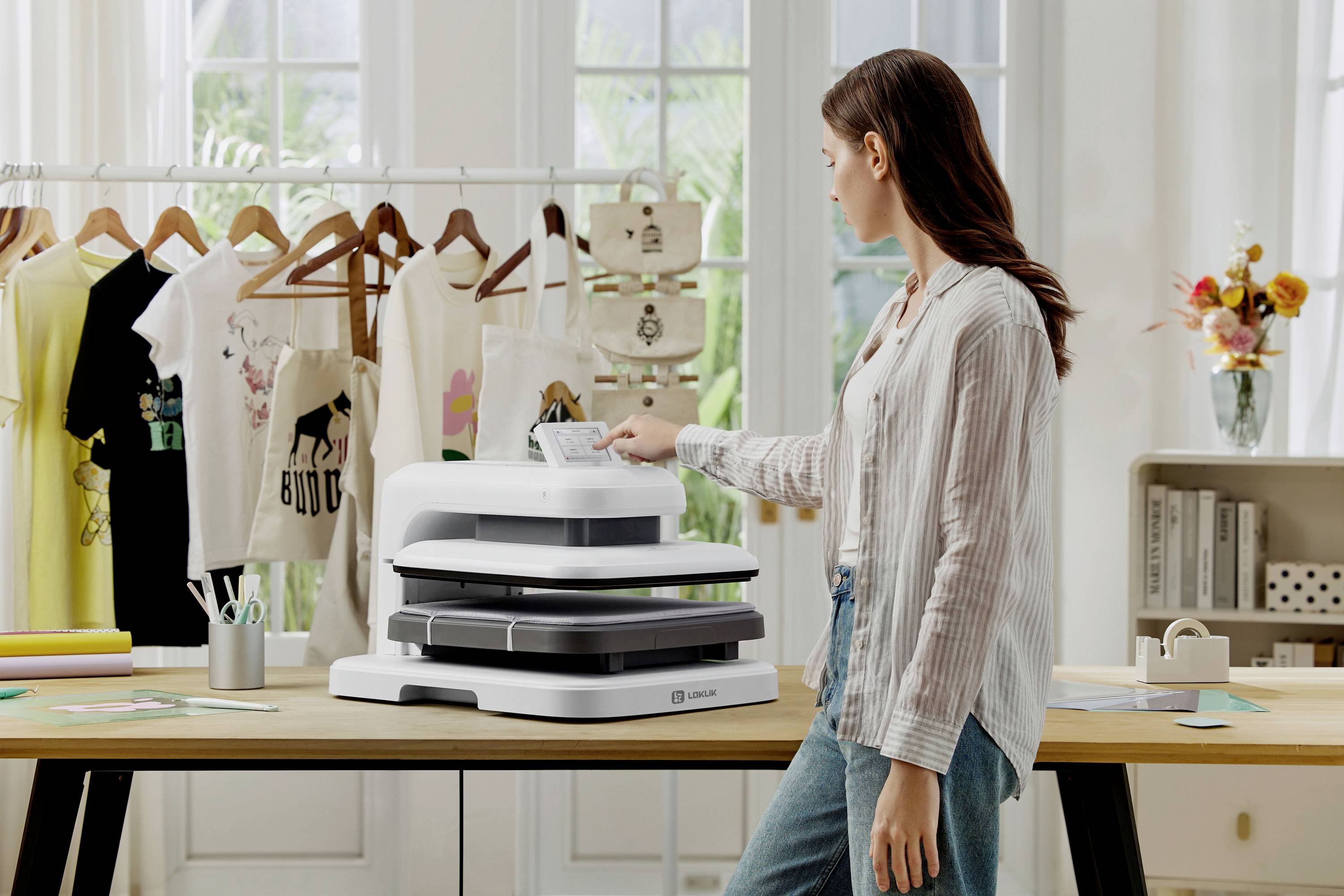 Loklik ImPress Auto 2 Smart Presse à chaud bleu