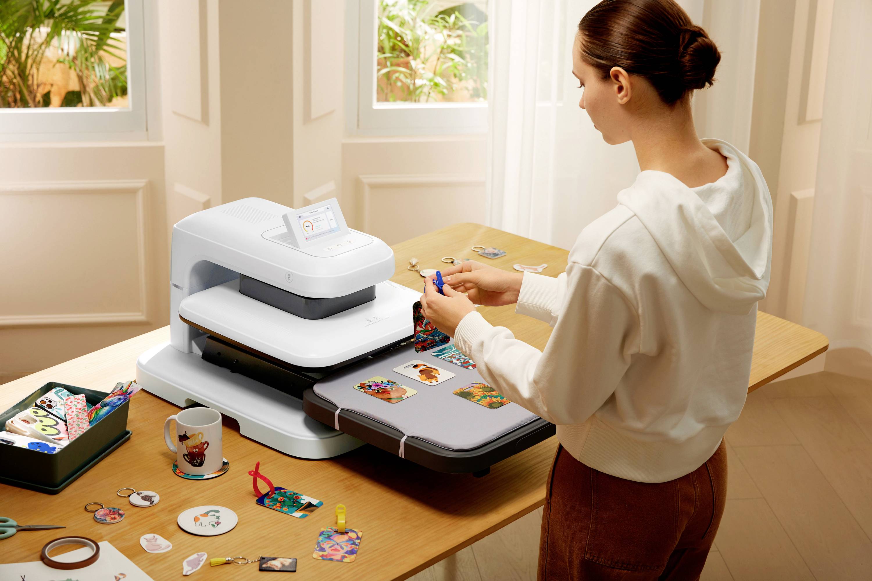 Loklik ImPress Auto 2 Smart Presse à chaud rose