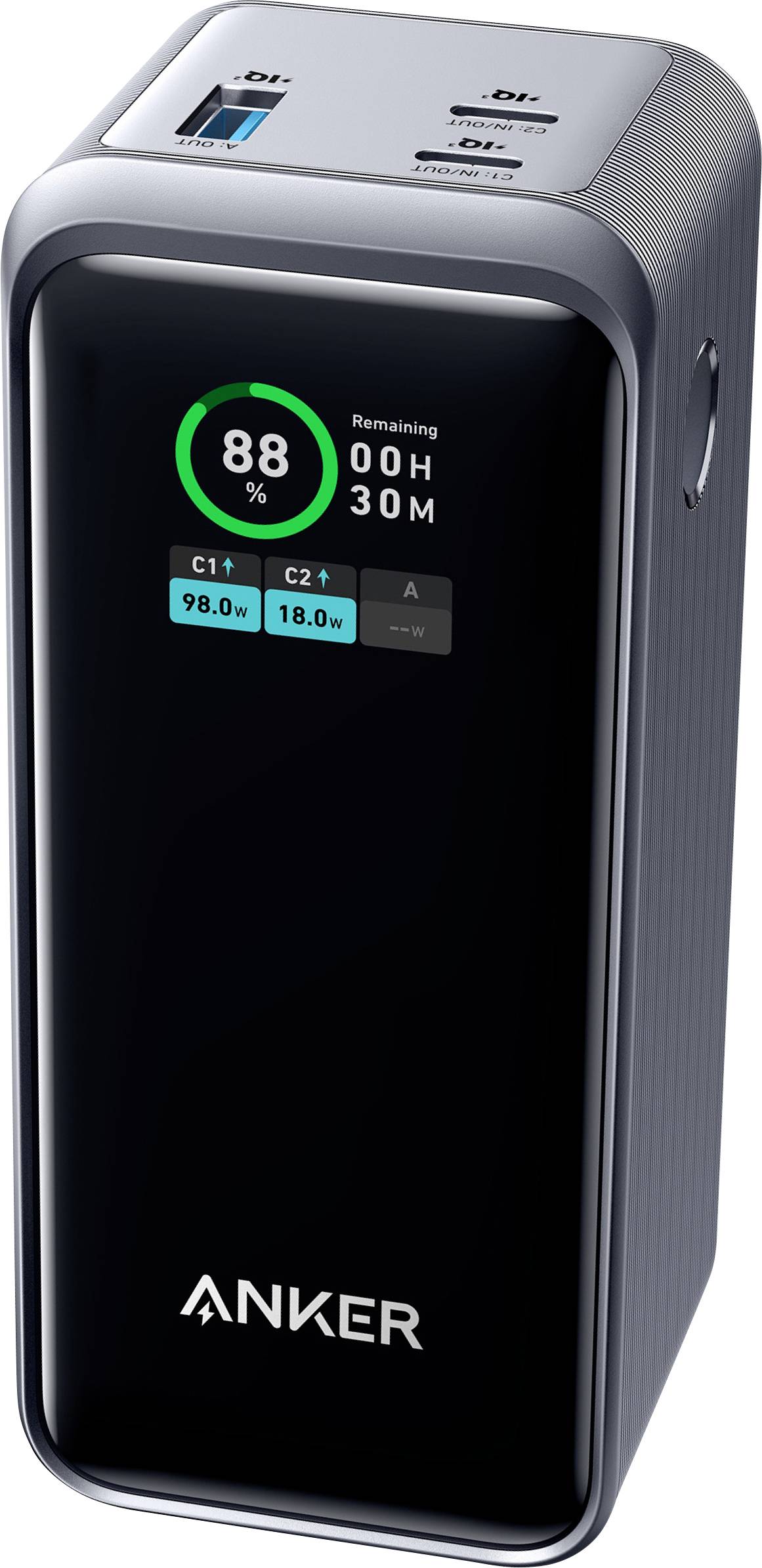 Anker A1336011 Powerbank (batterie supplémentaire) 20000 mAh Power Delivery 3.0, PoweriQ USB-C®, USB-A affichage du statut