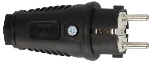 Brennenstuhl 1082040020 Fiche électrique mâle avec terre noir IP54