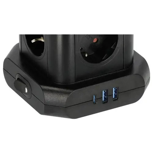 Tour multiprise Brennenstuhl 1153560010 noir 1 pc(s) Tour multiprise Brennenstuhl 1153560010 noir 1 pc(s)
