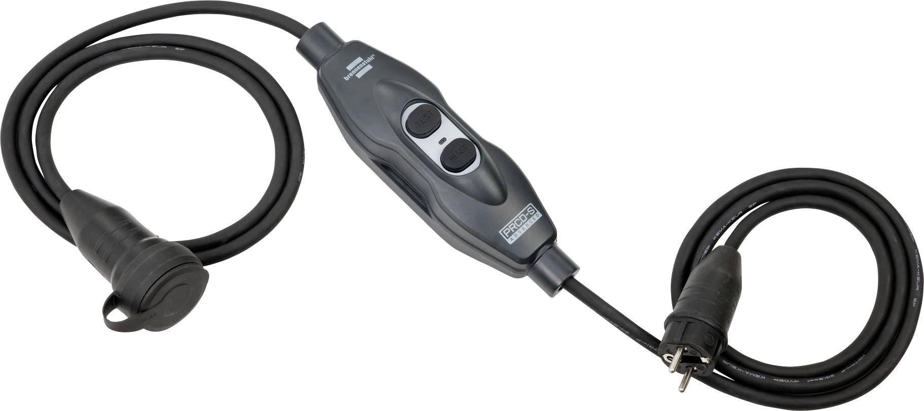 Brennenstuhl 1160210 Interrupteur intermédiaire - protection des personnes PRCD-S noir IP44