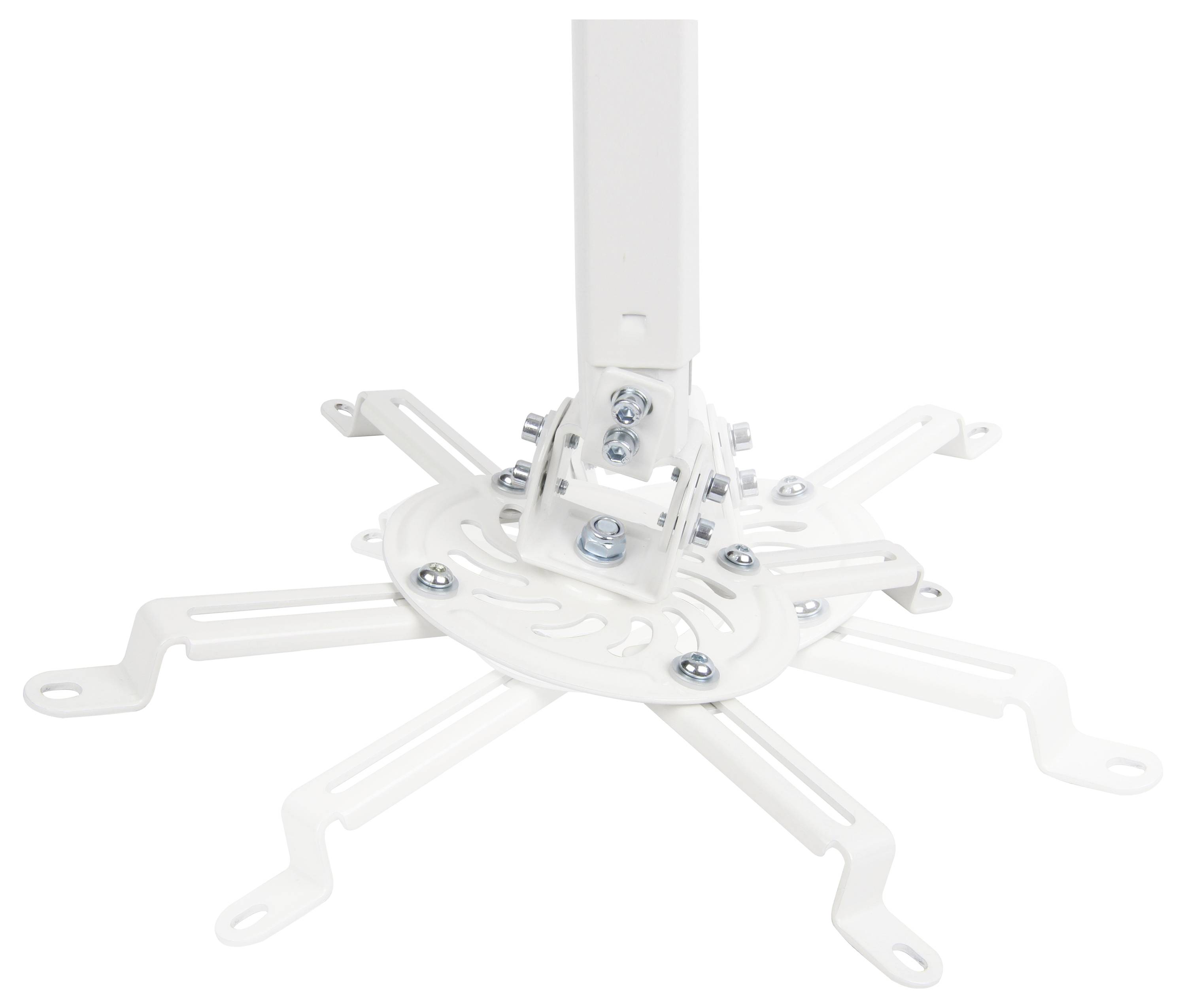 Reflecta Prometheus Support plafond pour projecteur support de plafond, rotatif Distance sol/plafond (max.): 900 mm blanc