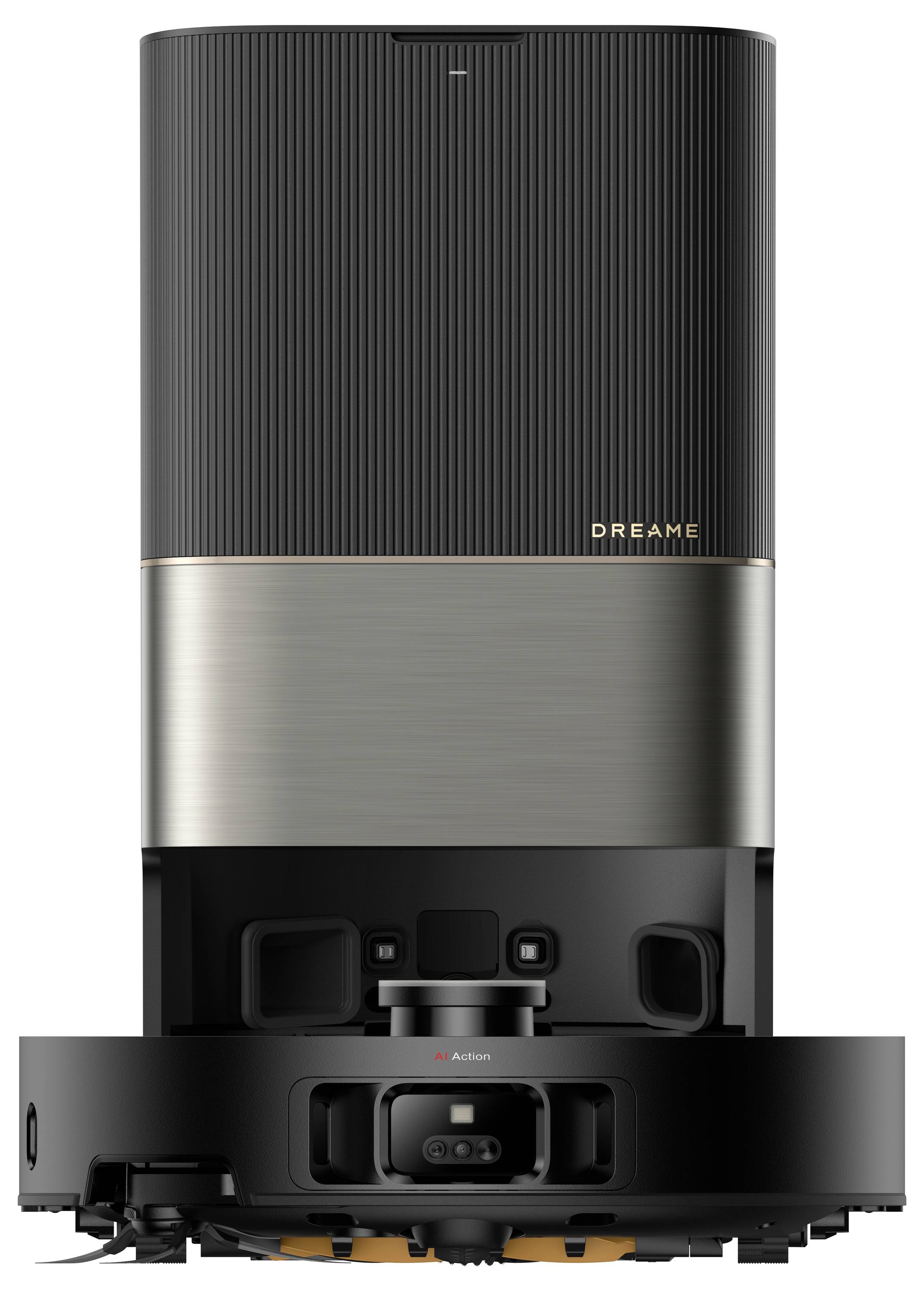 dreame X50 Ultra Aspirateur robot noir, acier inoxydable