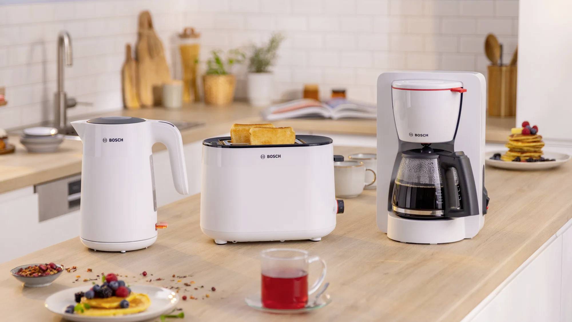 Bosch Kompakt Toaster MyMoment, weiß Grille-pain blanc