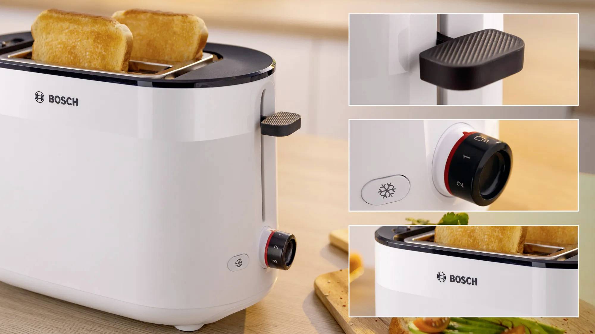 Bosch Kompakt Toaster MyMoment, weiß Grille-pain blanc