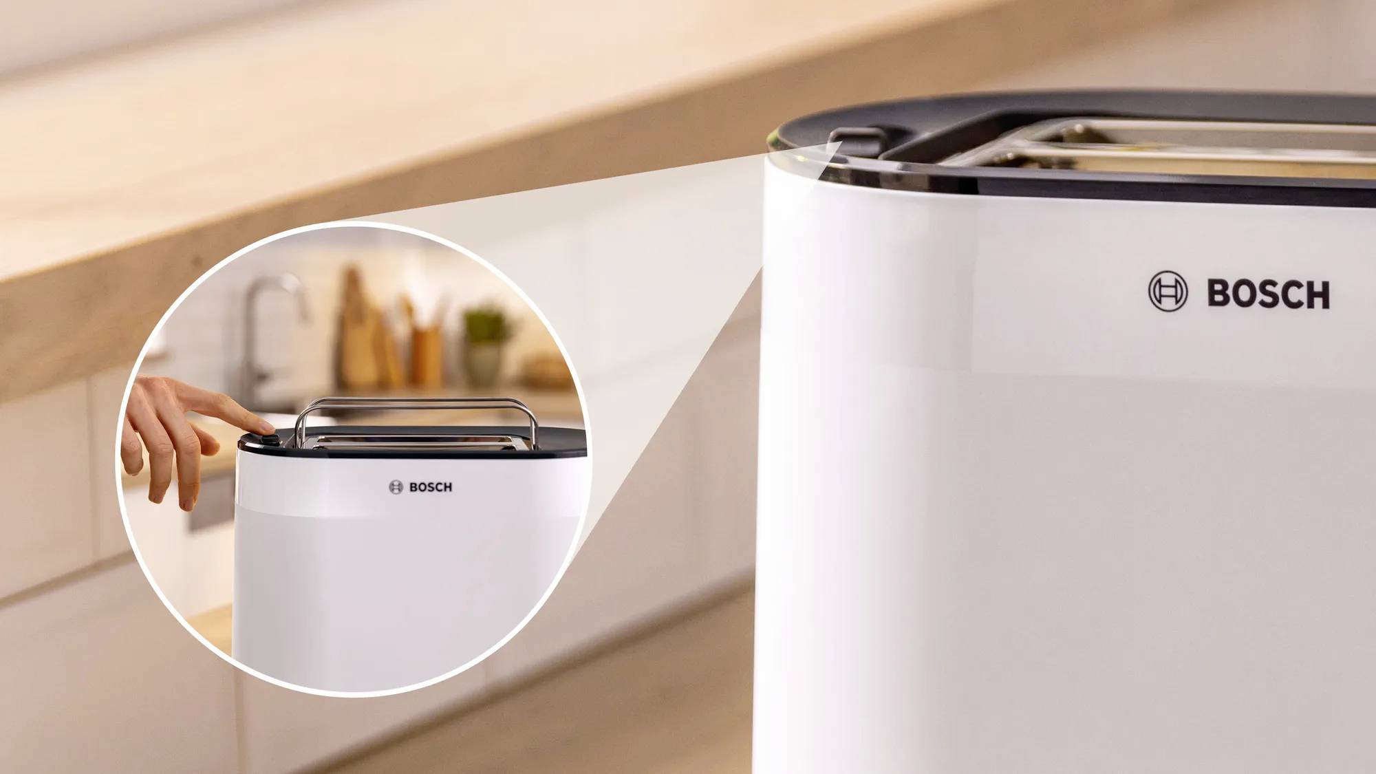 Bosch Kompakt Toaster MyMoment, weiß Grille-pain blanc