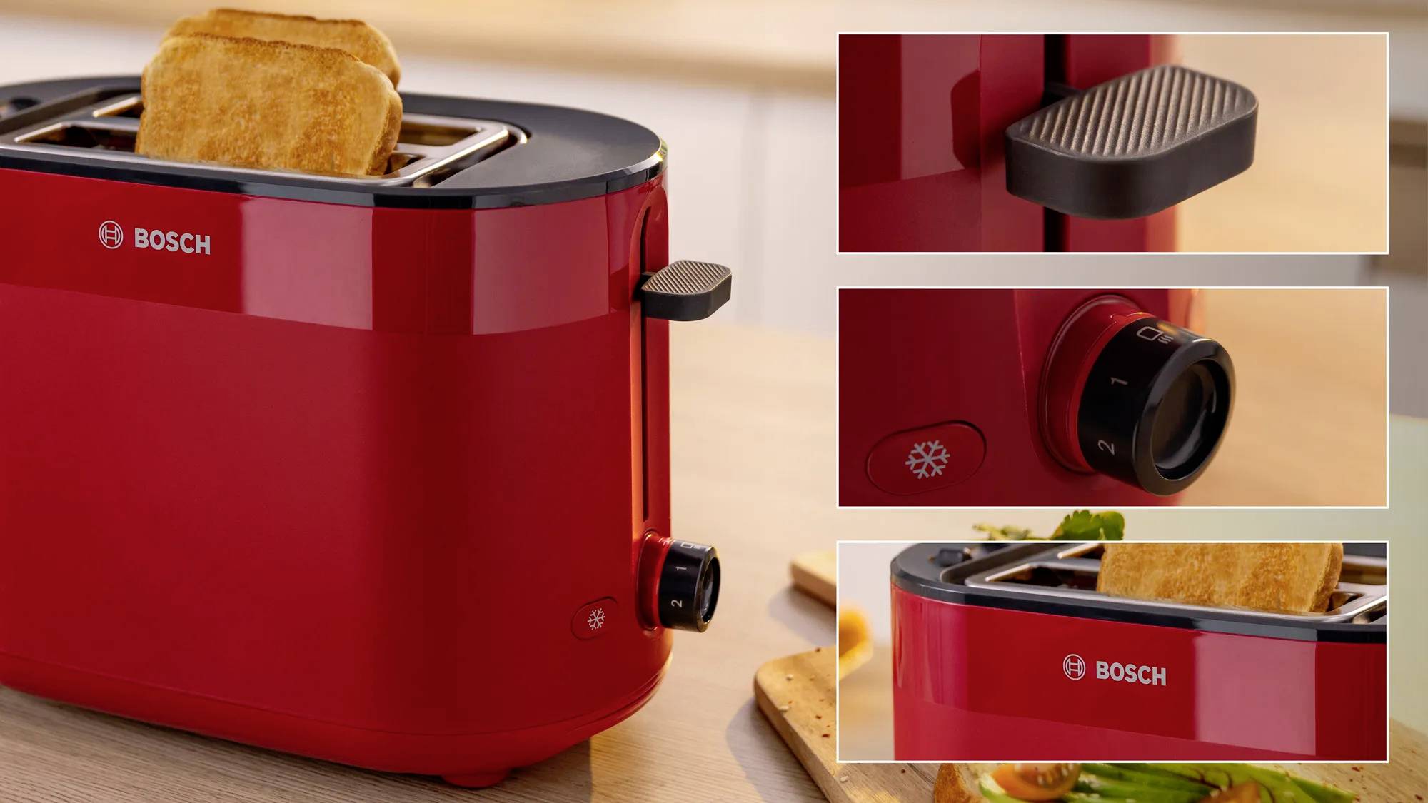 Bosch Kompakt Toaster MyMoment, rot Grille-pain rouge