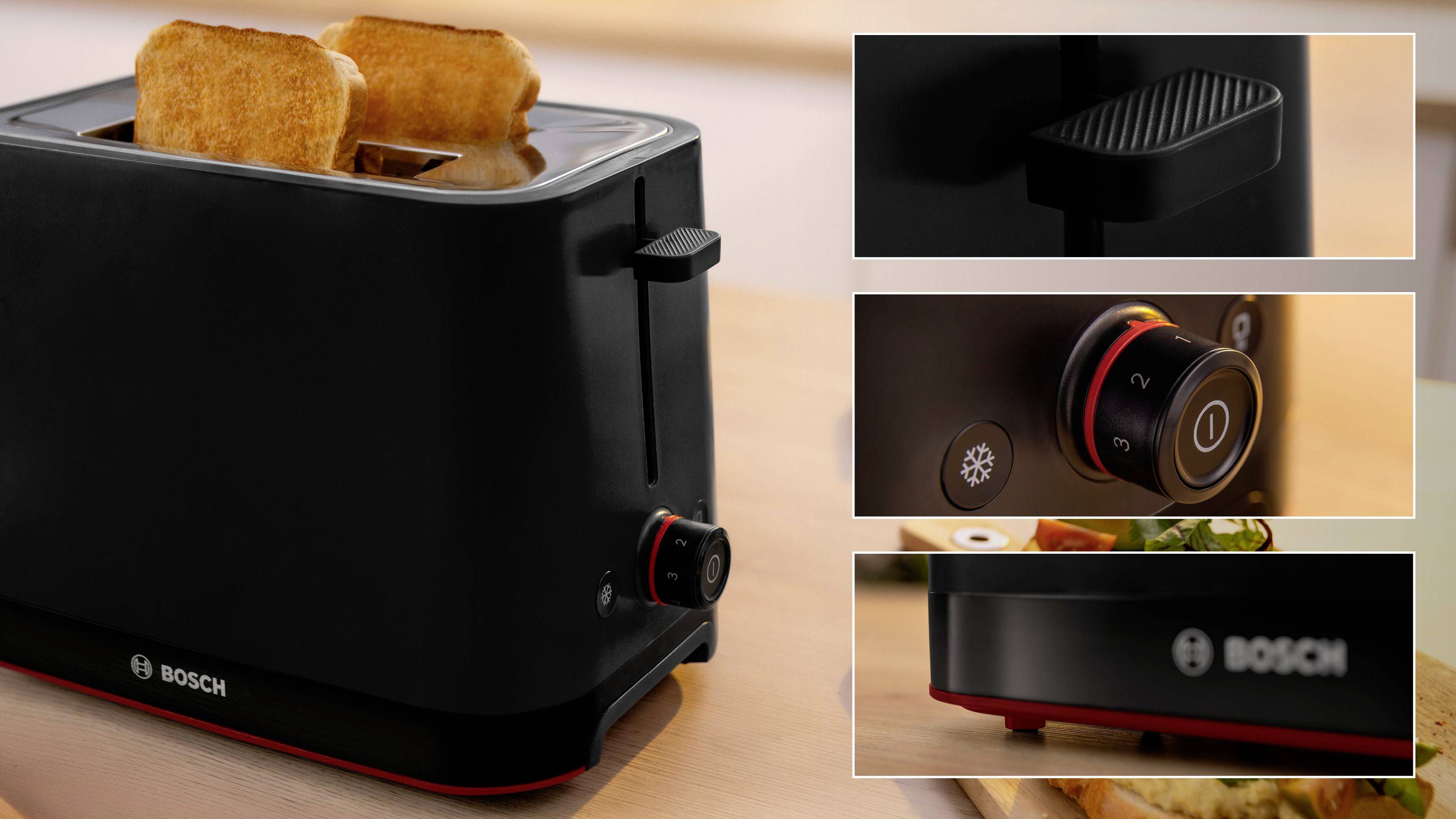 Bosch Kompakt Toaster MyMoment, schwarz Grille-pain noir