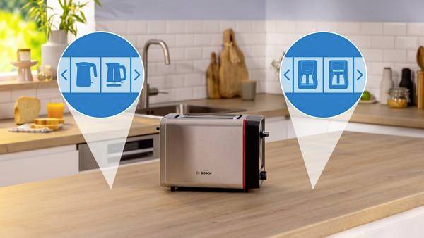 Bosch Kompakt Toaster MyMoment, Edelstahl Grille-pain acier inoxydable