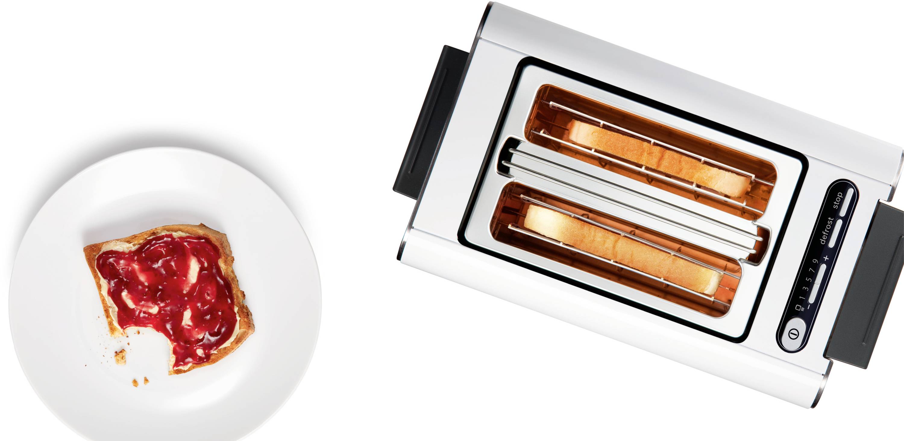 Bosch Kompakt Styline, weiß Grille-pain blanc