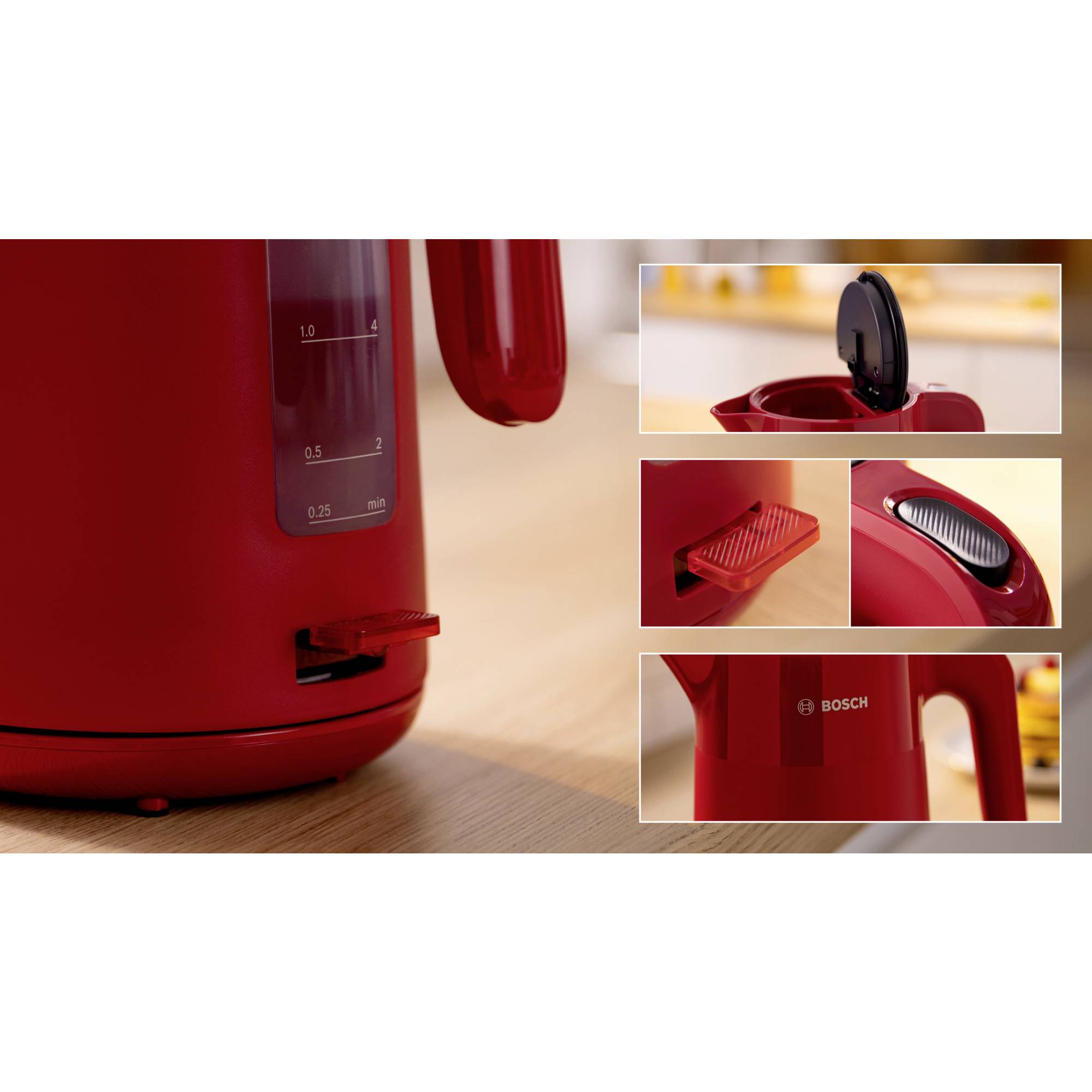 Bosch 1,7L MyMoment, rot Bouilloire rouge