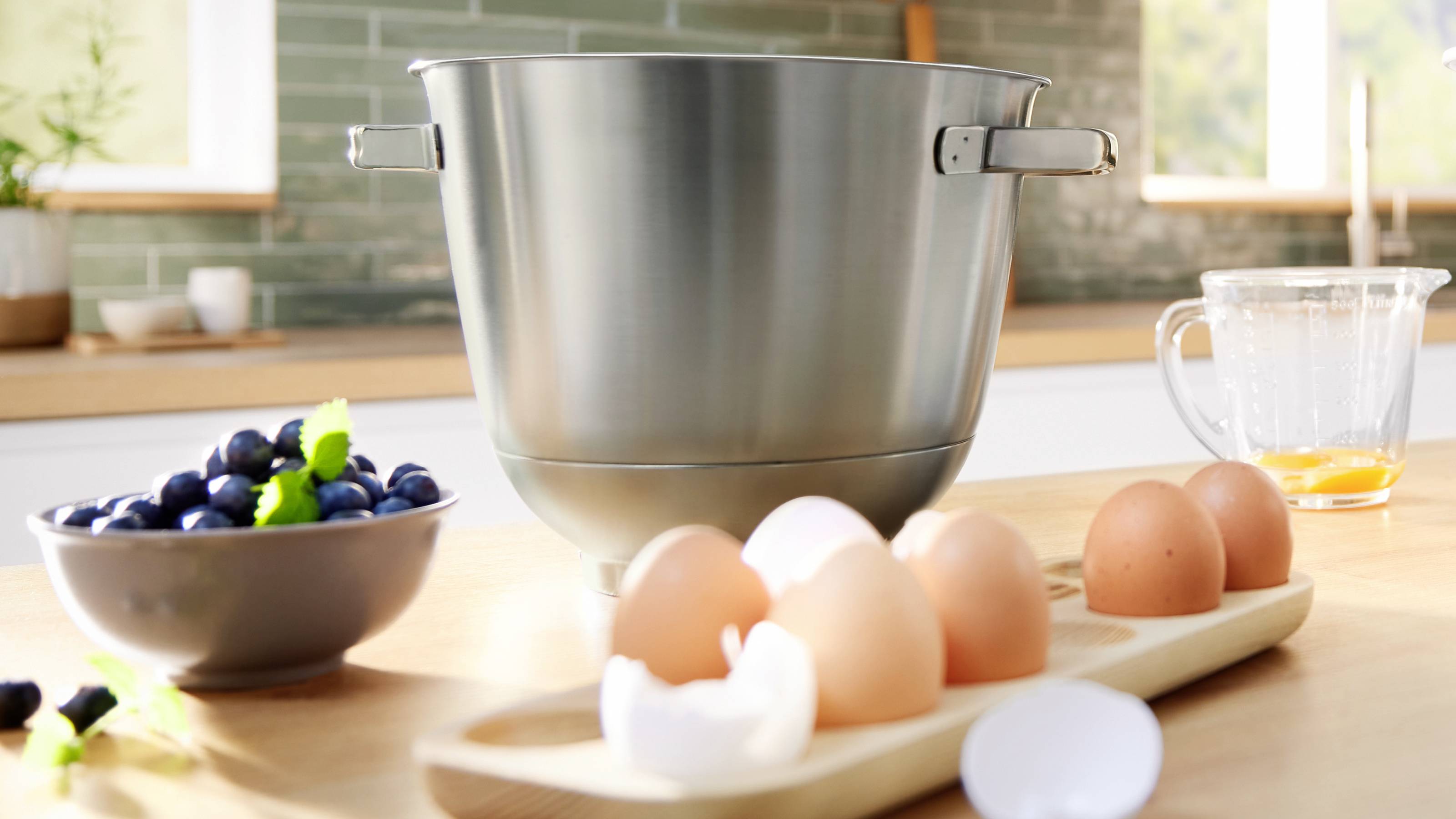 Bosch Edelstahl Rührschüssel für Bosch Küchenmaschine Serie 6 Bol de mélange