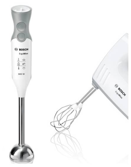 Bosch ErgoMixx Batteur blanc, gris