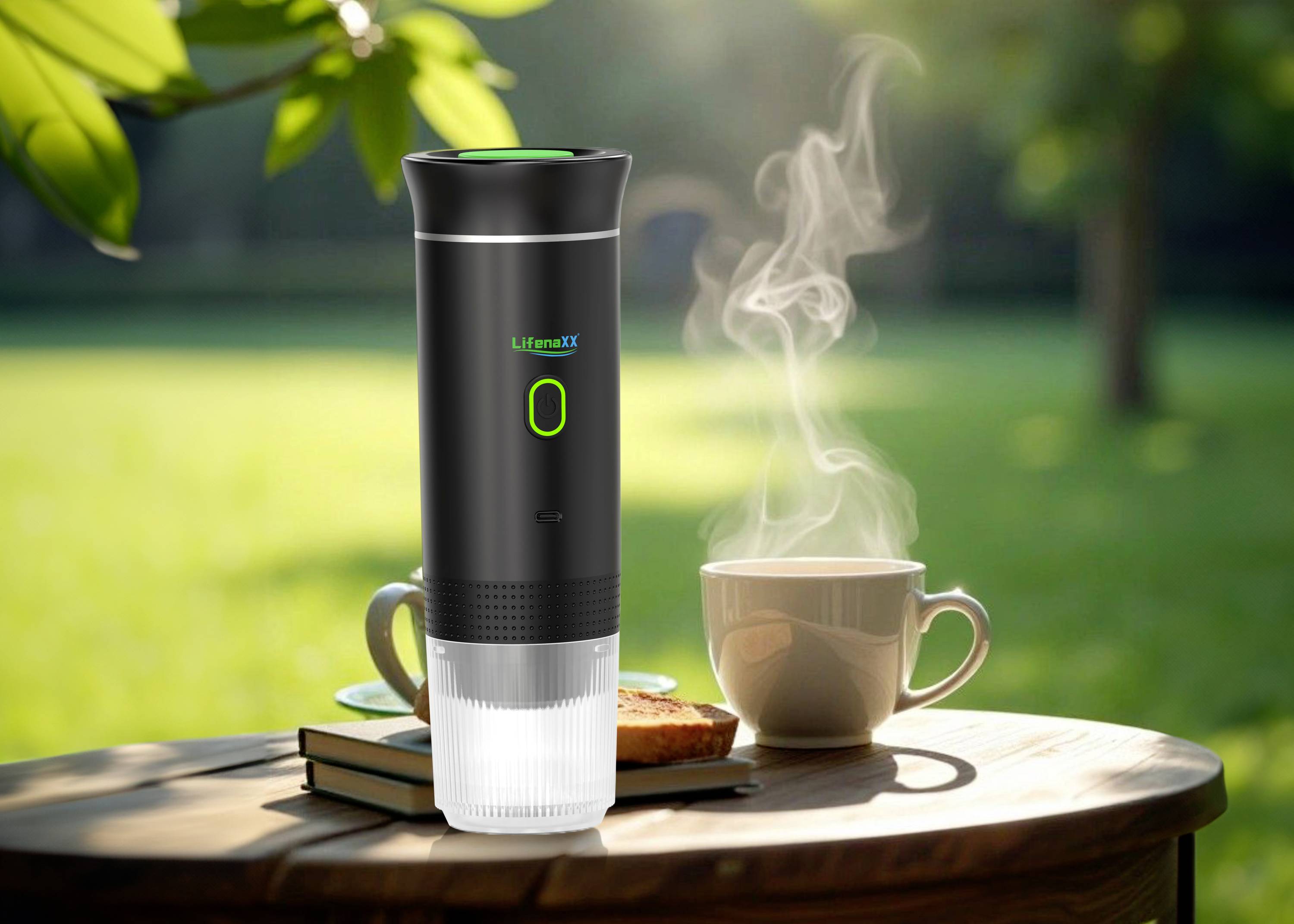 Lifenaxx To Go LX-060 Machine à expresso noir