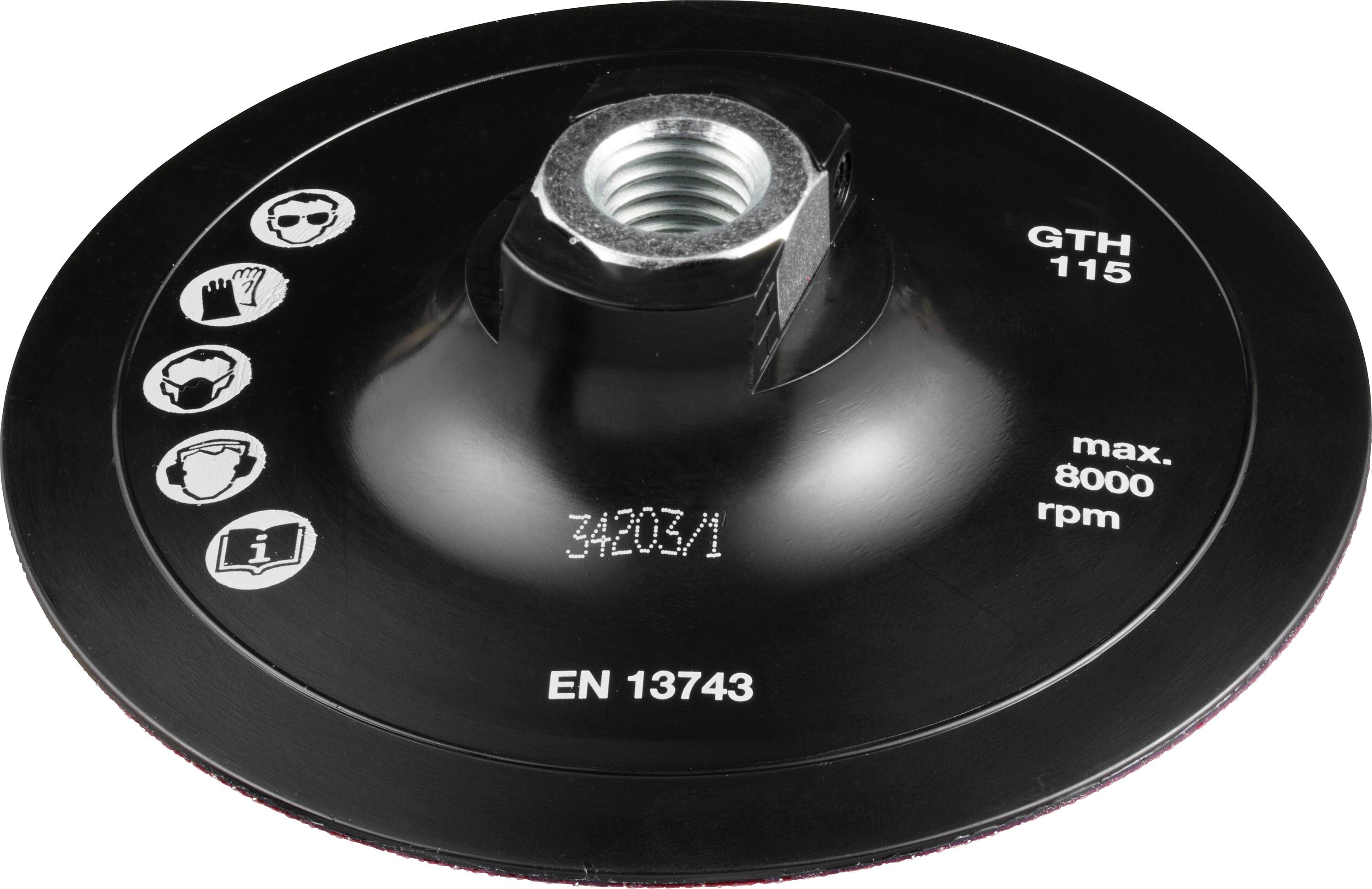 LUKAS-ERZETT A38311151004 Lot d'outil GTHX pour lames velcro Ø 115 mm avec filetage M14 1 pc(s)