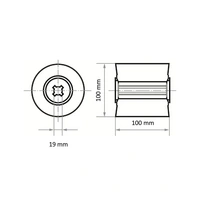 LUKAS-ERZETT A22881001000104 LWM 100100 B.19 A 104/80 Diamètre 100 mm 1 pc(s) LUKAS-ERZETT A22881001000104 LWM 100100 B.19 A 104/80 Diamètre 100 mm 1 pc(s)