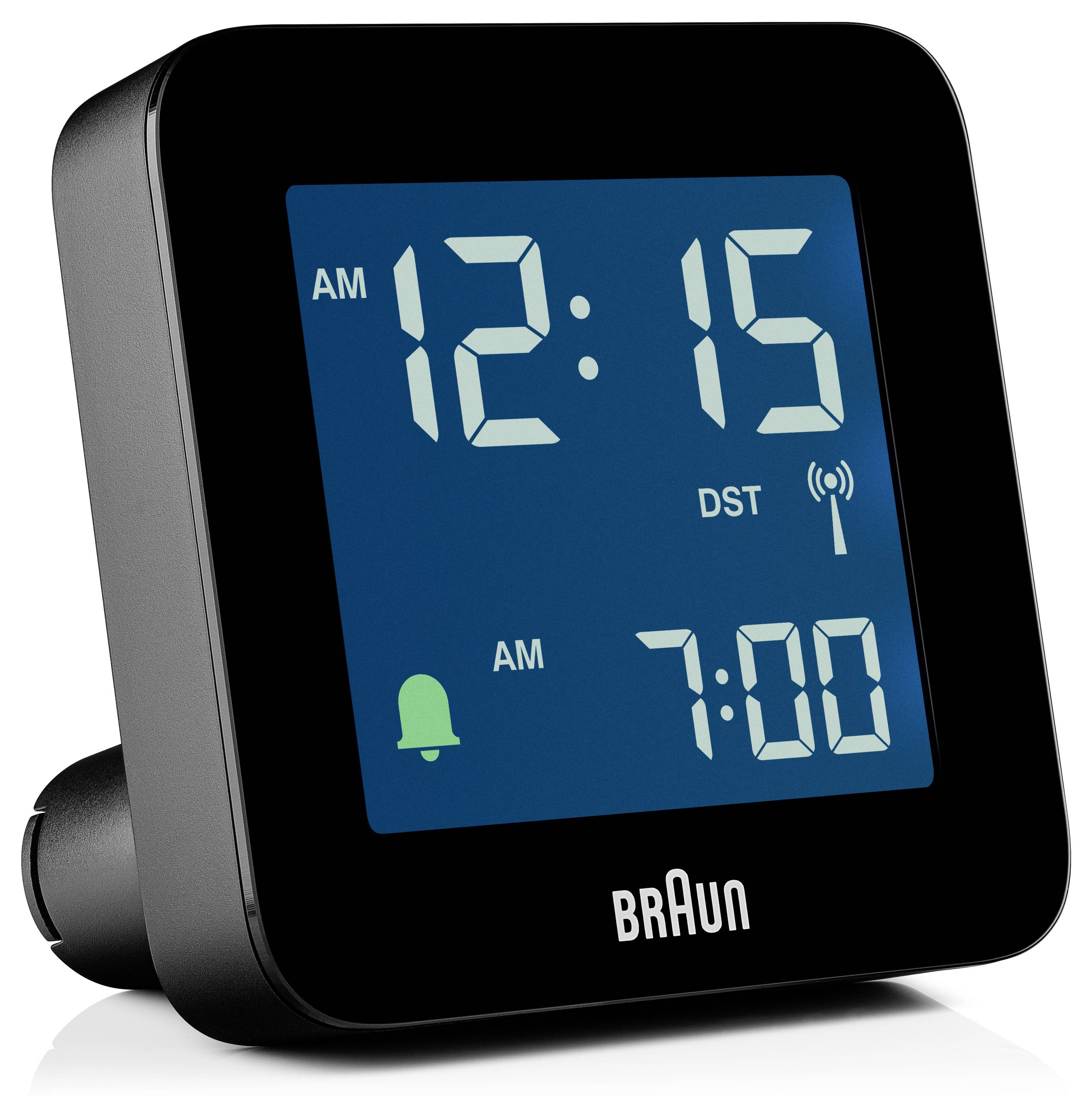 Braun BC09B-DCF Réveil noir Heures de réveil 1 deux lignes