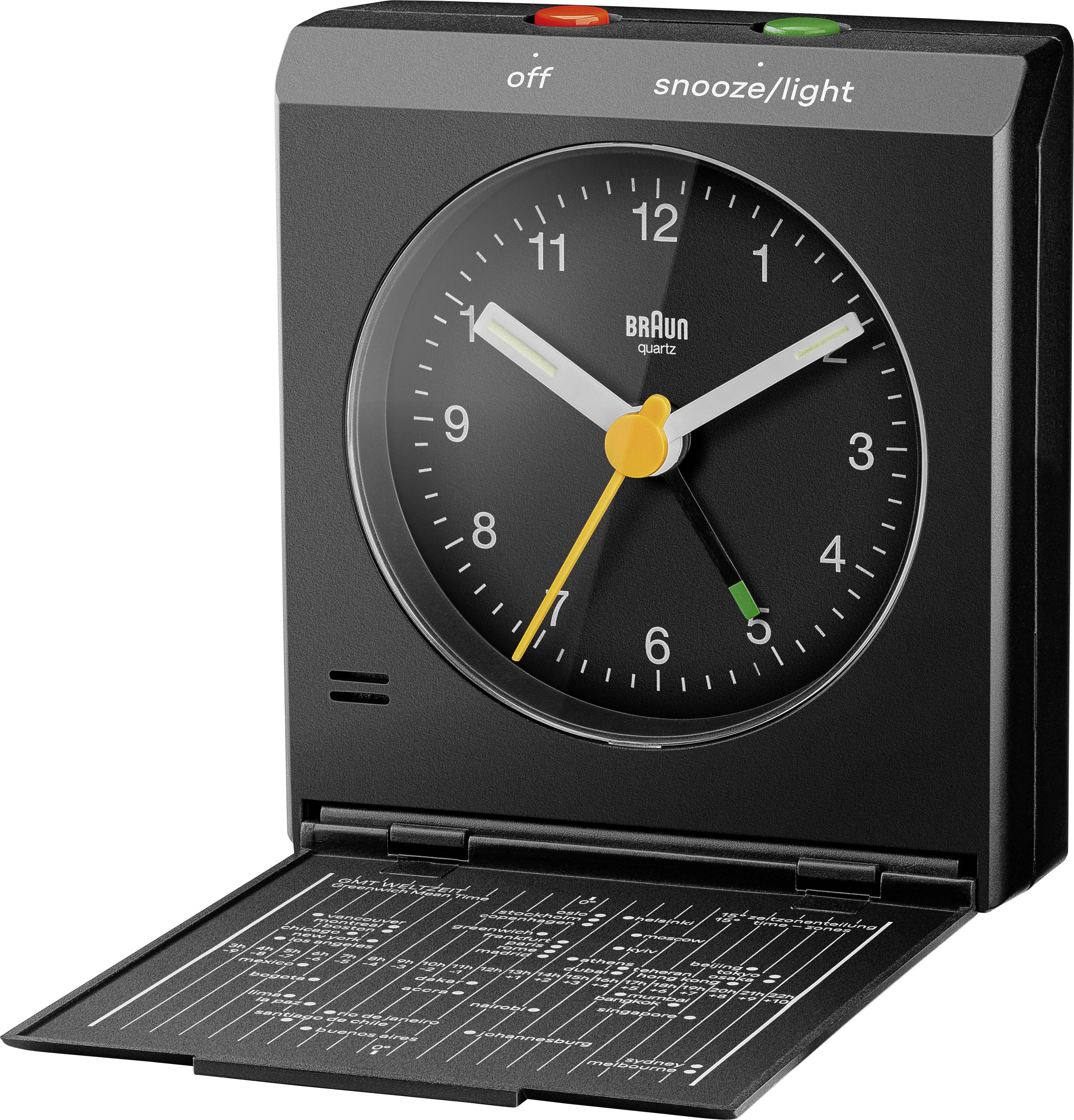 Braun BC05B Réveil noir Heures de réveil 1 1 minuterie