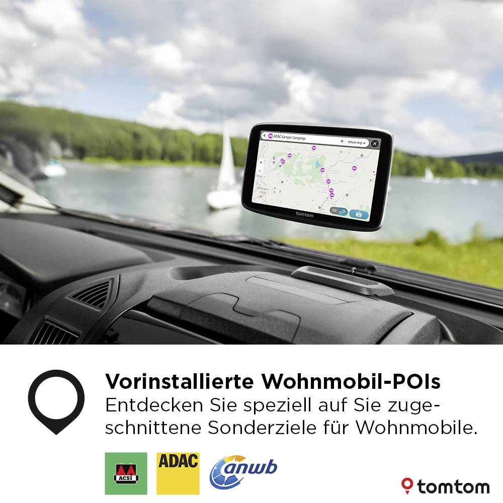 TomTom Go Camper Tour" 2nd GPS pour poids lourd 15.2 cm 6 pouces