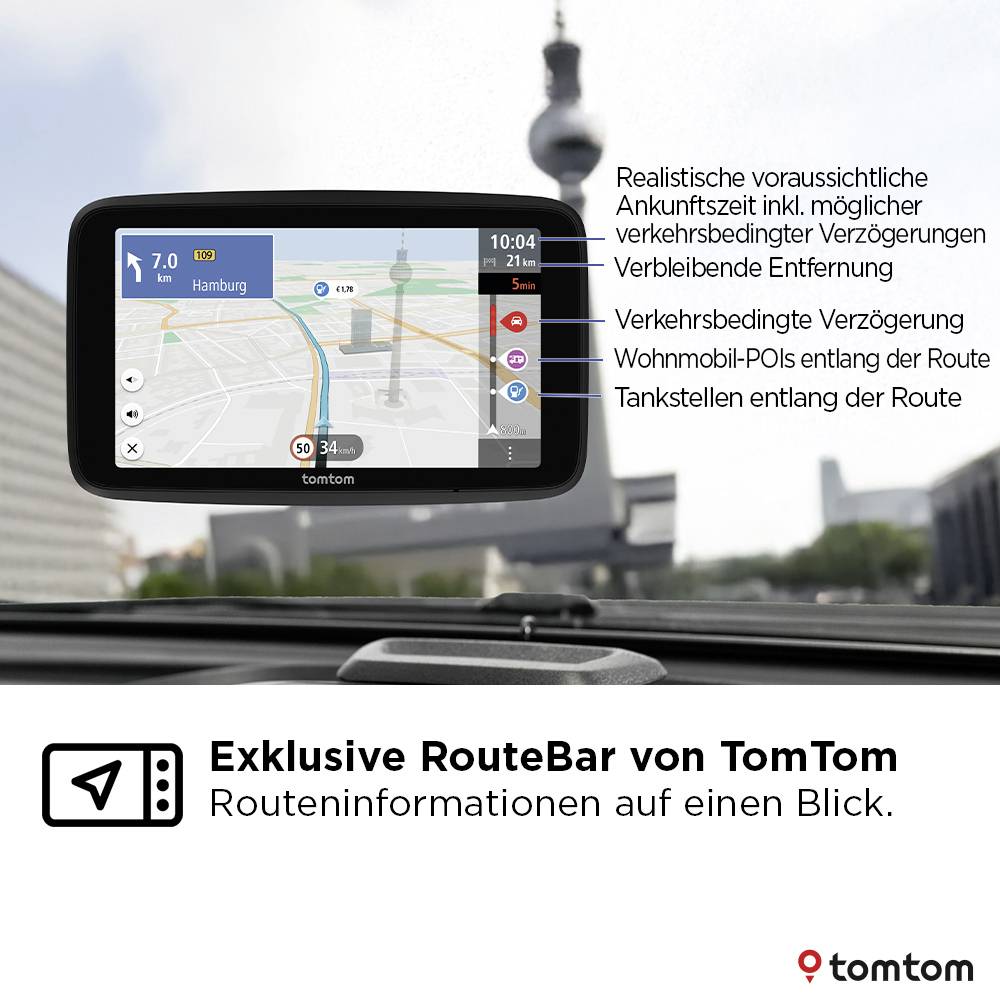 TomTom Go Camper Tour" 2nd GPS pour poids lourd 15.2 cm 6 pouces