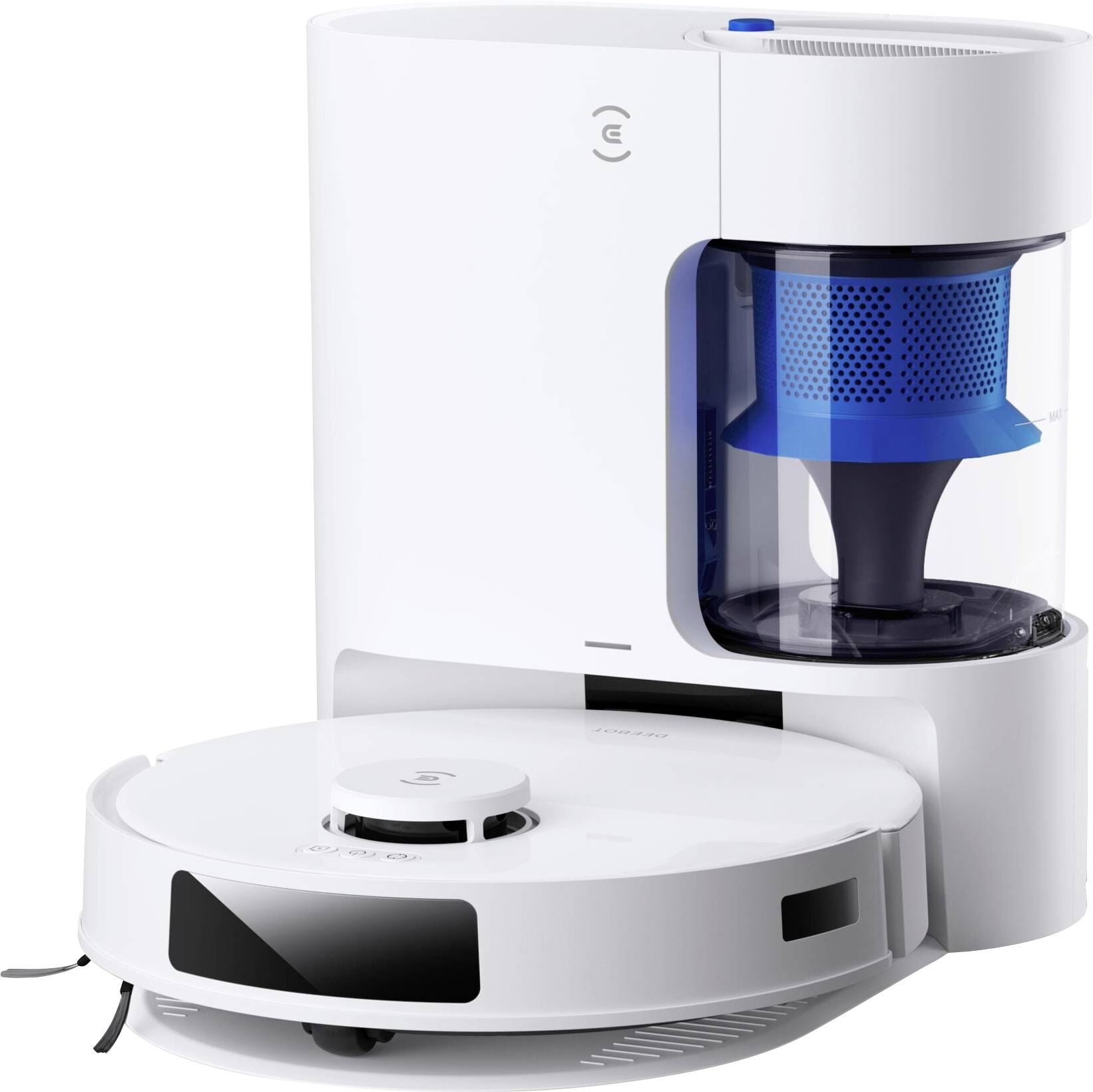 ECOVACS Robot aspirateur et nettoyeur blanc