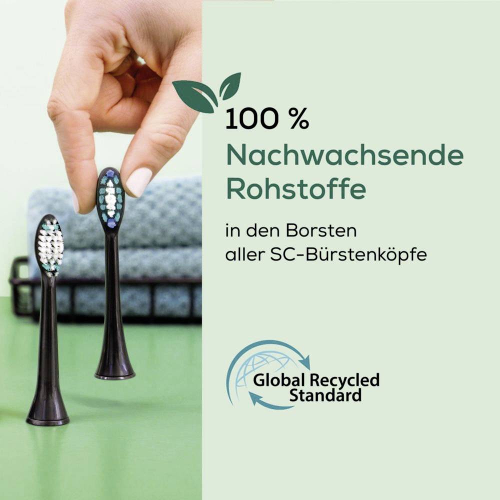 Beurer Bürstenköpfe Prem. Protection Plus 4 St. 10523 Brossettes de rechange noir, turquoise