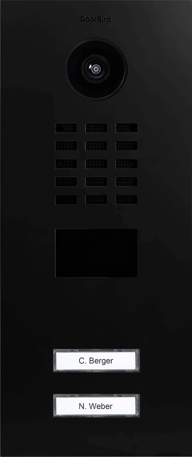 DoorBird D2102V Interphone Ethernet Station extérieure noir graphite (satiné mat)