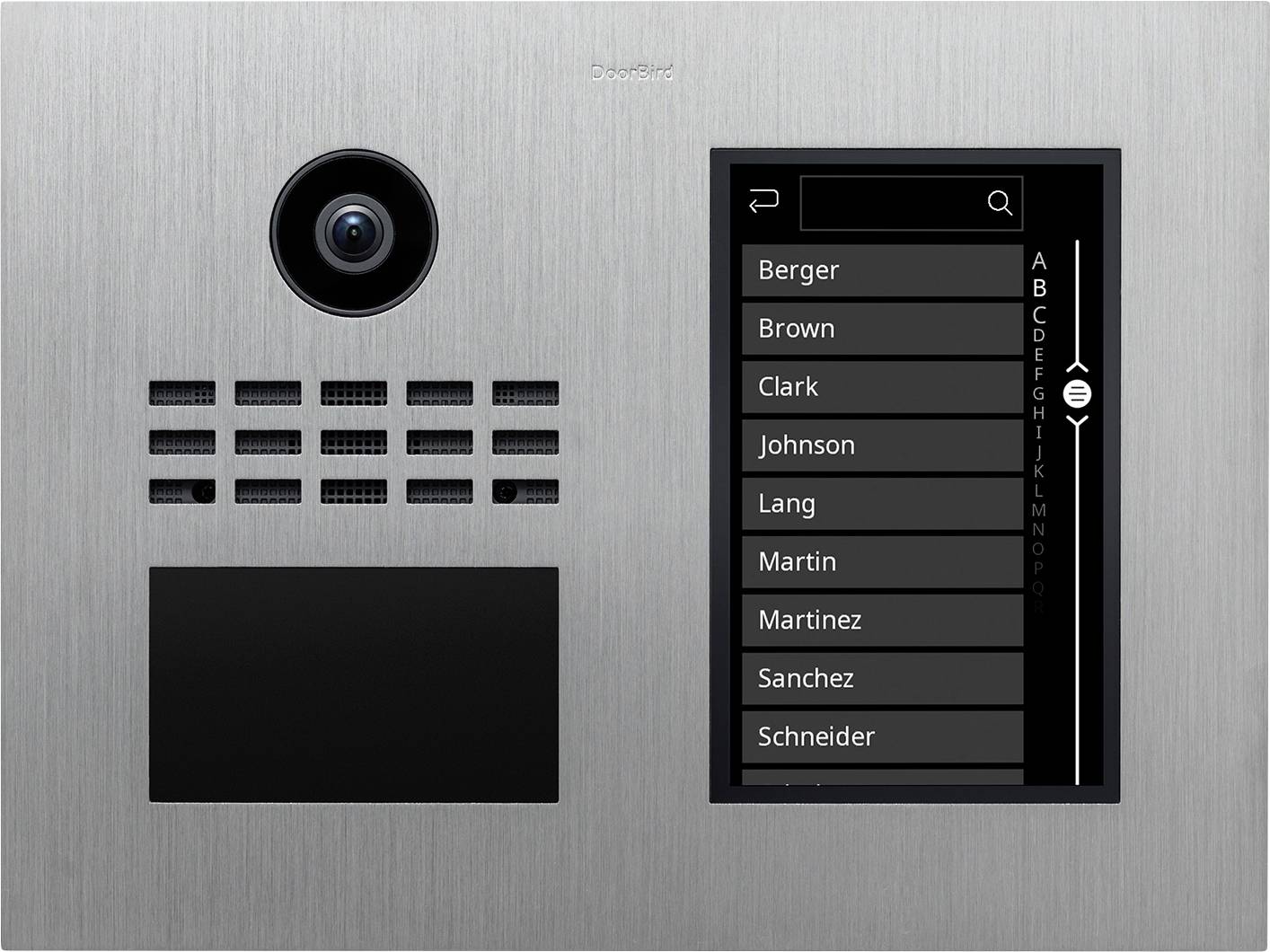 DoorBird D31TDH Interphone Bluetooth, Ethernet Station extérieure acier inoxydable V2A (brossé)