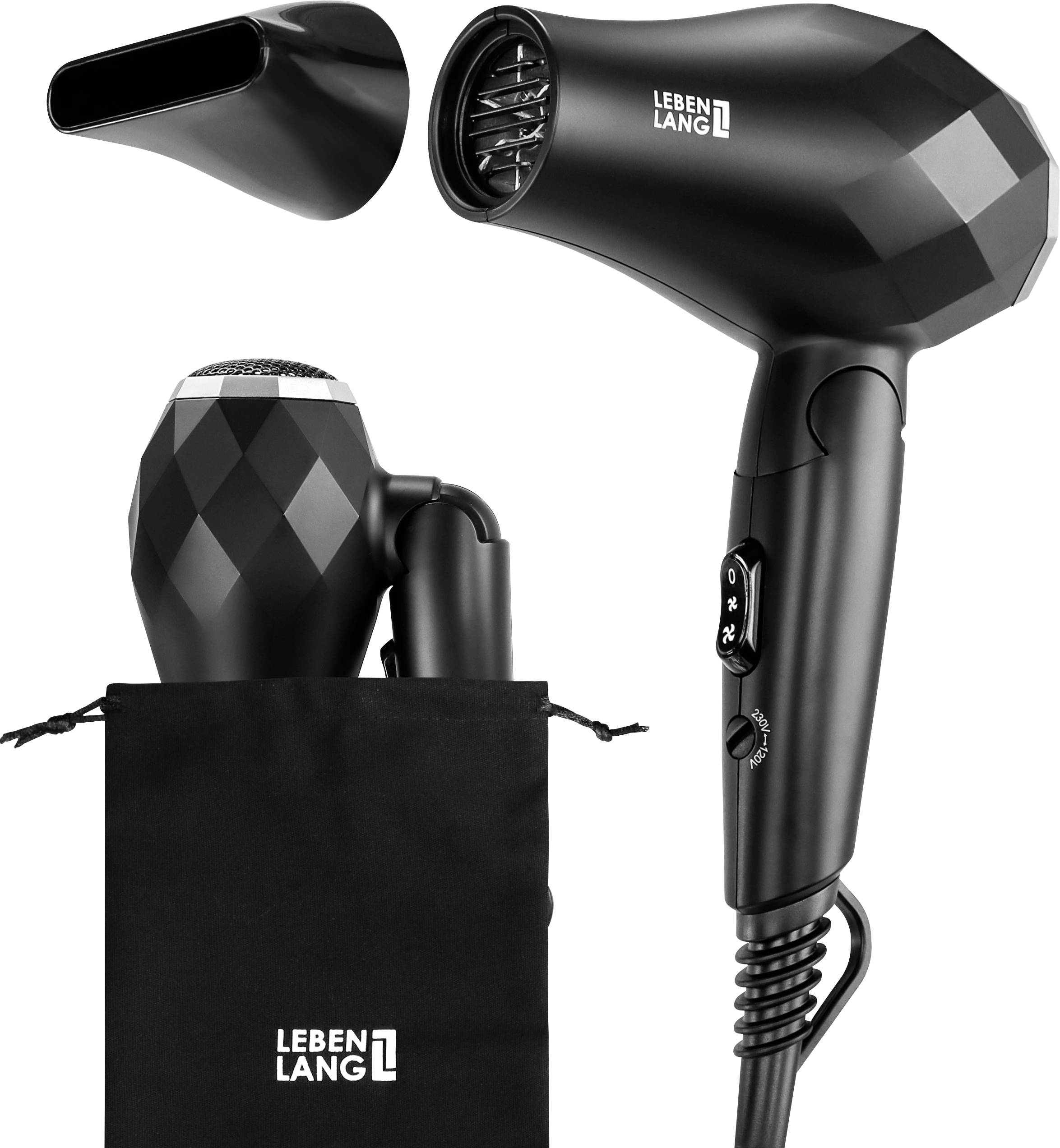 Lebenlang LBL3099S Sèche-cheveux noir