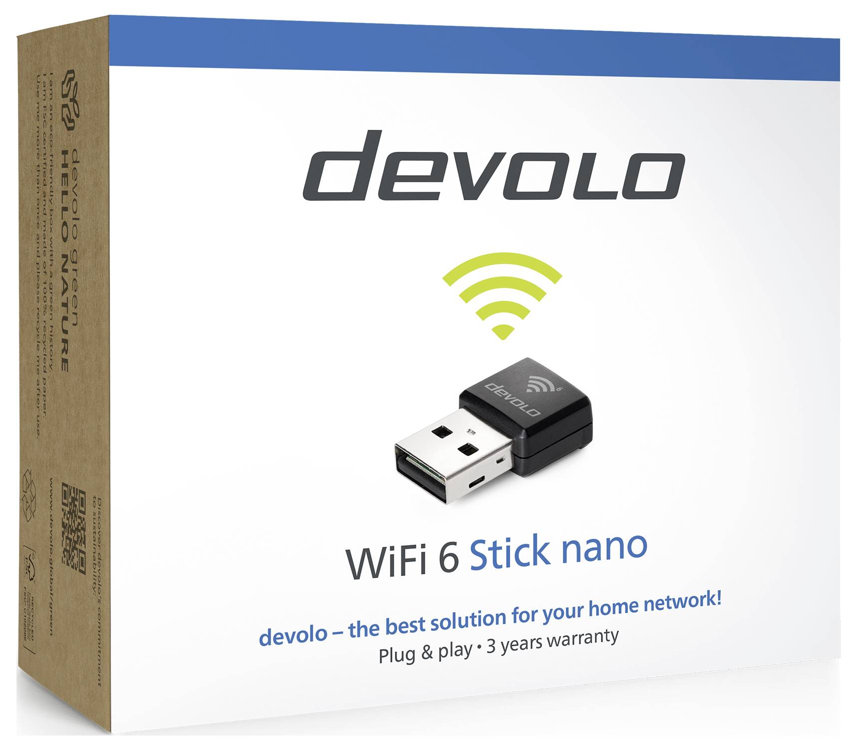 Clé Wi-Fi Devolo WiFi 6 Stick nano USB 2.0